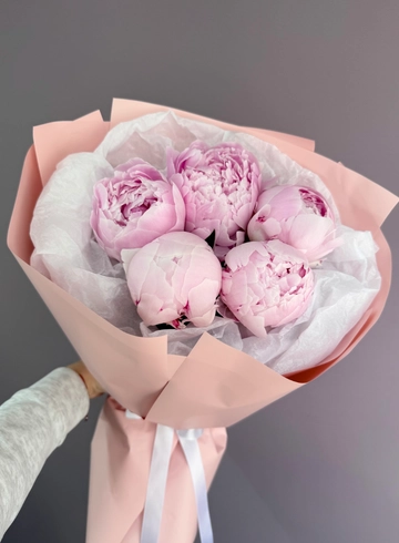 Пионы Сара Бернард 5 от интернет-магазина цветов в 