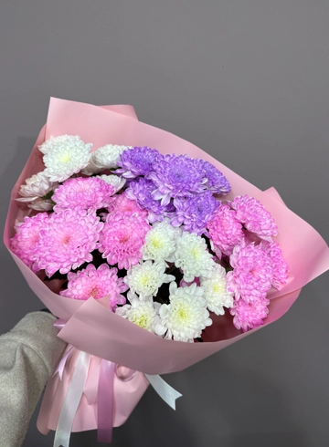 Кустовые хризантемы «Калейдоскоп» от интернет-магазина цветов в 