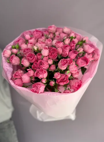 Букет кустовых роз &laquo;Пинк Дидикейшн&raquo; от интернет-магазина цветов в 